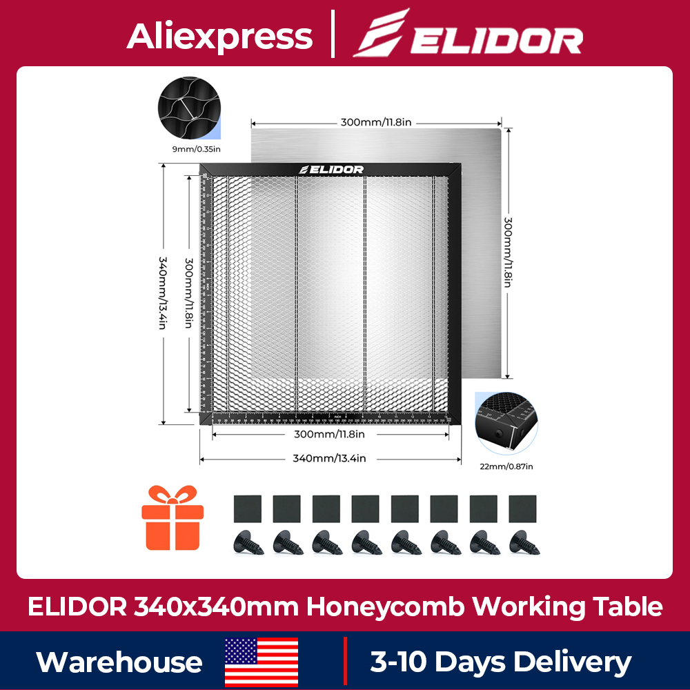 ELIDOR Honeycomb Working Table - đánh giá và giá Honeycomb Laser Bed